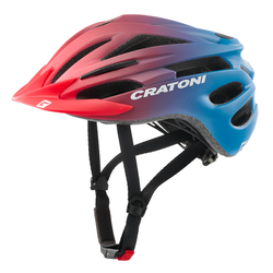Fahrradhelm Cratoni Pacer Jr. rot/blau matt, Gr. S/M (54-58cm) - Produktbild - 1