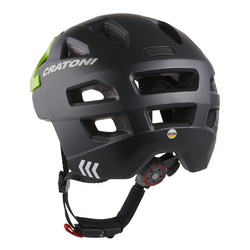 Fahrradhelm Cratoni Maxster Pro (Kid) schwarz/neongrün matt, Gr. S/M (51-56cm) - Produktbild - 2