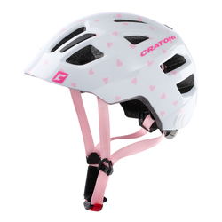 201-50-66926-4035849090574-1-21266003_1.png Fahrradhelm Cratoni Maxster (Kid) Herz/rosa glänzend, Gr. XS/S (46-51cm) - Produktbild - 2
