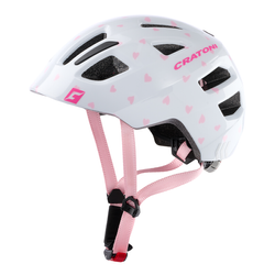 201-50-66927-4035849090581-1-21266004-21266004.png Fahrradhelm Cratoni Maxster (Kid) Herz/rosa glänzend, Gr. S/M (51-56cm) - Produktbild - 1