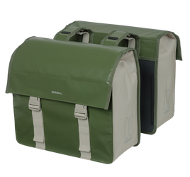 Doppelpacktasche Basil Urban Load moss gr/sand, 40,5x17,5x46cm, 48-53ltr - Produktbild - 1
