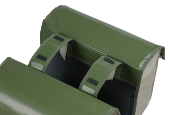 Doppelpacktasche Basil Urban Load moss gr/sand, 40,5x17,5x46cm, 48-53ltr - Produktbild - 2