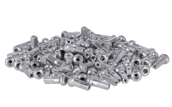Nippel DT Swiss Hidden 2.0 x 12 Alu eloxiert, 100 Stück, silber - Produktbild - 1