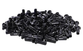Nippel DT Swiss M 2.34 x 12 Messing vernickelt, 100 Stück, schwarz - Produktbild - 1