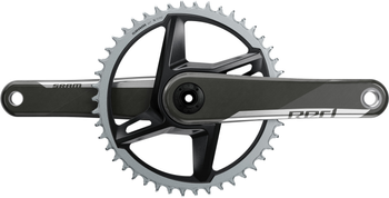 SRAM RED D1 Kurbelgarnitur, 1-fach, 175 mm, 46 Zähne, SRAM DUB, Direct Mount, ohne Innenlager - Produktbild - 1