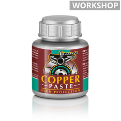 Montagepaste COPPER PASTE, MOTOREX
Pinseldose
Größe: 100 g, Gewicht: 100 g, VE: 18 Stk. - Produktbild - 1 Montagepaste COPPER PASTE, MOTOREX
Pinseldose
Größe: 100 g, Gewicht: 100 g, VE: 18 Stk. - Produktbild - 1