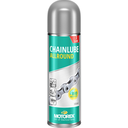 Kettenöl CHAINLUBE ALLROUND, MOTOREX
Spraydose mit Dosierschlauch
Größe: 300 ml, Gewicht: 0,212, VE: 1 Stk. - Produktbild - 1