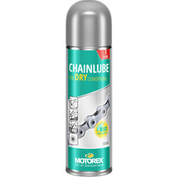 Kettenöl CHAINLUBE DRY Conditions, MOTOREX
Spraydose mit Dosierschlauch
Größe: 300 ml, Gewicht: 0,212, VE: 1 Stk. - Produktbild - 1