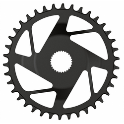 Kettenblatt E-Bike Megatooth Direct Mount 1x für Bosch Gen4, FSA
WB480A, 52 mm Kettenlinie, Boost
Größe: 38 T, Farbe: Schwarz, VE: 1 Stk. - Produktbild - 1