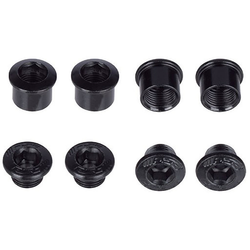 Kettenblattschrauben E-Bike Edelstahl, FSA
1 Set bestehend aus 4 St. Schrauben ML163 + 4 St. Muttern ML085, für 1-fach
Größe: 3 mm, Farbe: Schwarz, VE: 1 Set - Produktbild - 1