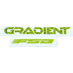 Decals für Gradient Carbon 35 Lenker, FSA
Farbe: Grün, VE: 1 Stk. - Produktbild - 1