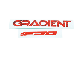 Decals für Gradient Carbon 35 Lenker, FSA
Farbe: Rot, VE: 1 Stk. - Produktbild - 1