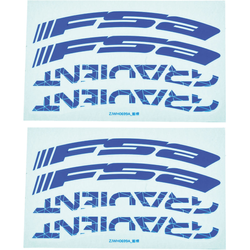 Decals für Gradient Wider LRS, FSA
Größe: 27,5", Farbe: Blau, VE: 1 Stk. - Produktbild - 1