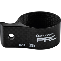 Umwerferschelle PRC CFD1 3K, PROCRAFT
Größe: 34,9 mm, Farbe: Schwarz, Gewicht: 6 g, VE: 1 Stk. - Produktbild - 1