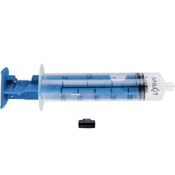 Ersatzspritze für milKit compact, milKit
Ersatzspritze inkl. Ventilherzwerkzeug
Größe: 25 ml, Farbe: Transparent/blau, VE: 1 Stk. - Produktbild - 1