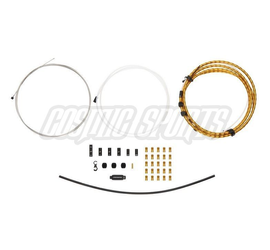 Schaltzugset Road & Mountain Elite Link 1x, JAGWIRE
Kompatibel mit SRAM/Shimano
Farbe: Gold, VE: 1 Set - Produktbild - 1