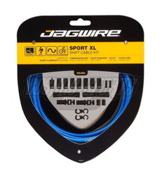 Schaltzugset Road & Mountain Sport XL, JAGWIRE
Kompatibel mit SRAM/Shimano und Campagnolo
Farbe: Blau, VE: 1 Set - Produktbild - 1