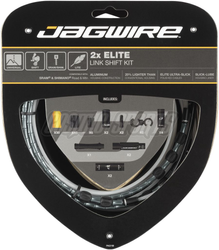 Schaltzugset Road & Mountain Elite Link 2x, JAGWIRE
Kompatibel mit SRAM/Shimano
Farbe: Grau, VE: 1 Set - Produktbild - 1