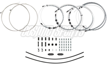 Schaltzugset Road & Mountain Elite Link 2x, JAGWIRE
Kompatibel mit SRAM/Shimano
Farbe: Grau, VE: 1 Set - Produktbild - 2