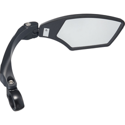 Rückspiegel mit Lenkerklemmung, MERIDA
Rechts
Größe: 21 - 26 mm, Farbe: Schwarz, Gewicht: 138g, VE: 1 Stk. - Produktbild - 1