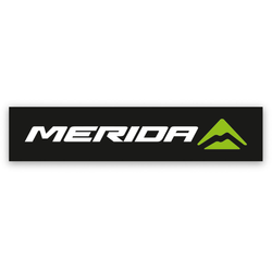 Aufkleber MERIDA Logo schwarz, MERIDA
Größe: 70 x 15 mm, Farbe: Schwarz, VE: 1 Stk. - Produktbild - 1