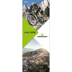 PVC-Banner MERIDA TEAM, MERIDA
MTB Team
Größe: 60 x 160 cm, Farbe: Schwarz, VE: 1 Stk. - Produktbild - 1