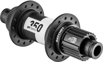 Nabe MTB HR 350 Classic Centerlock Boost, DT SWISS
12/148 mm TA Boost, Shimano Micro Spline 12-fach Light (ASL12) mit Ratchet System 36 SL
Größe: 32 Loch, Farbe: Schwarz, Gewicht: 257 g, VE: 1 Stk. - Produktbild - 1