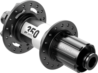 Nabe MTB HR 350 Classic 6-Loch , DT SWISS
12/142 mm TA, Shimano 11-fach Light (ASL) mit Ratchet System 36 SL
Größe: 32 Loch, Farbe: Schwarz, Gewicht: 273 g, VE: 1 Stk. - Produktbild - 1