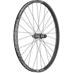 Laufrad HX 1700 SPLINE 27,5" HYBRID 35 mm, DT SWISS
HR 12/148 mm Boost, Disc Center Lock, Shimano Steel (SS) mit Ratchet System 24
Größe: 584 x 35 mm, Farbe: schwarz, Gewicht: 1165 g, VE: 1 Stk. - Produktbild - 1