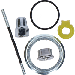 SHIMANO Kleinteile NEXUS 3-Gang SM-3R40, Verdrehsicherung, Mutter, Staubkappe, 2x Gelb f - Produktbild - 1
