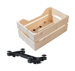 Racktime Woodpacker 2.0 Fahrradkorb aus Holz, 49 × 24,1 × 29,5 cm - Produktbild - 1 Racktime Woodpacker 2.0 Fahrradkorb aus Holz, 49 × 24,1 × 29,5 cm - Produktbild - 1