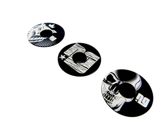 NG SPORTS AHEAD KAPPE, 1 1/8", SKULL, SPECIAL EDITION, OEM, BLACK - Produktbild - 4
