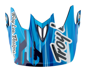 TROY LEE DESIGNS D3 HELMVISIER (CF), CODE, BLUE - Produktbild - 1