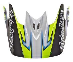 TROY LEE DESIGNS D3 HELMVISIER (CM), CADENCE, BLACK/YELLOW - Produktbild - 1