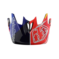 TROY LEE DESIGNS D3 HELMVISIER (CF), JET, ORANGE/NAVY - Produktbild - 1