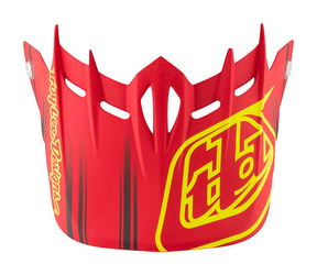 TROY LEE DESIGNS D2 HELMVISIER (CM), FUSION, RED - Produktbild - 1