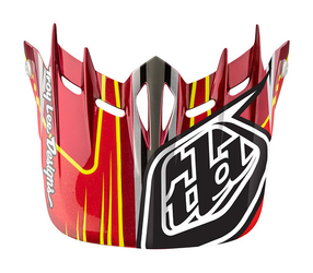 TROY LEE DESIGNS D2 HELMVISIER (CM), PULSE, RED - Produktbild - 1