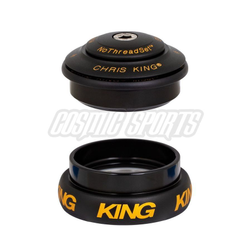 Chris King InSet I8 Tapered Steuersatz, Edelstahl-Lager, 1 1/8"-1 1/4", GripLock, ZS44/28.6 | EC44/33, two tone black/gold - Produktbild - 1