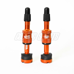 e*thirteen Quick Fill Tubeless Presta Ventile, 23-31mm Felgentiefe, 2 Stk., naranja - Produktbild - 1
