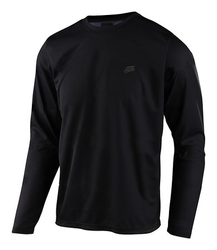 346786003-01-21294256-21294256.jpg Troy Lee Designs Flowline LS Jersey, Solid, black, M - Produktbild - 1
