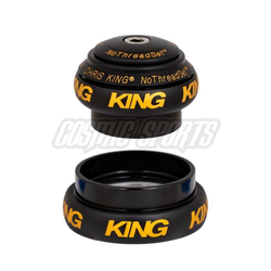 Chris King NoThreadSet Tapered Steuersatz, Edelstahl-Lager, 1 1/8"-1 1/4", GripLock, EC34/28.6 | EC44/33, two tone black/gold - Produktbild - 1 Chris King NoThreadSet Tapered Steuersatz, Edelstahl-Lager, 1 1/8"-1 1/4", GripLock, EC34/28.6 | EC44/33, two tone black/gold - Produktbild - 1