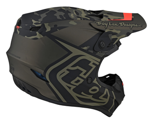 Troy Lee Designs GP Helm, Overload Camo, army green/gray, L | 58-59cm - Produktbild - 2