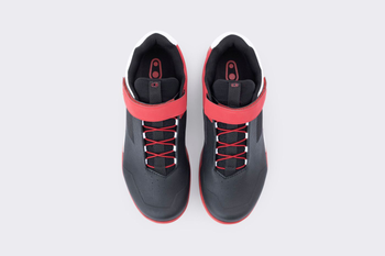 Crankbrothers Mallet Schuh, Speedlace, Classics Collection, black/red/white, 39 (EU) | 6.5 (US) - Produktbild - 2