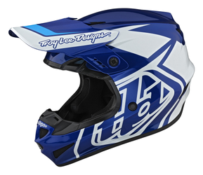 Troy Lee Designs GP Helm, Overload, blue/white, L | 58-59cm - Produktbild - 1