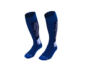 Troy Lee Designs GP MX Coolmax Thick Socken, Vox, blue, S/M | (6-9) - Produktbild - 1