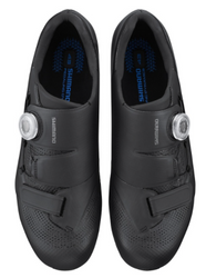 Shimano RC5 Rennradschuh SPD-SL, Boa und Klett, Größe 50, schwarz - Produktbild - 3