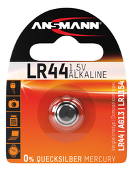 Batterie Knopfzelle LR44 Ansmann Alkaline, LR44 / LR1154 / AG13 / 1,5 V - Produktbild - 3