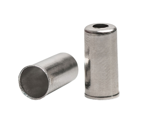 Endkappe für Bremsaussenhülle für 5mm, Messing, silber - Produktbild - 1