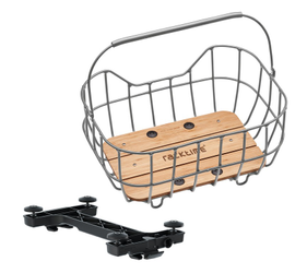 System Korb Racktime Baskit Breeze 2.0 47x35x24cm, silber, 25ltr, Snapit 2.0 - Produktbild - 1
