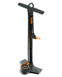Standpumpe SKS Air-X-Plorer 10.0 DV/SV/AV, 710mm, sz/orange, m. Manometer - Produktbild - 1